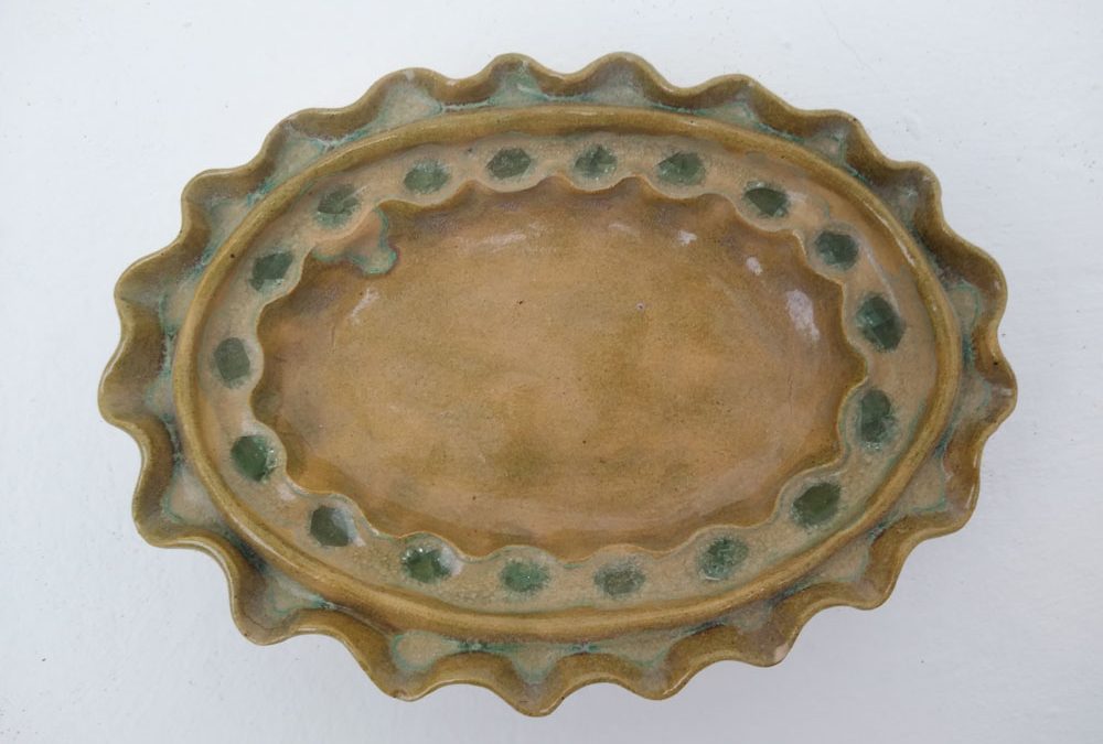 Baixela Verde Vitral